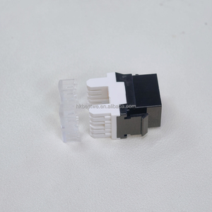 Good Price 180 Degree No Punch Down 8P8C CAT6 Toolless Modular Jack Tool Free CAT6 RJ45 Jack for Cabinet Patch Panel Wall Plate - Product Image 6