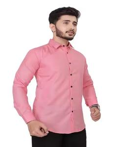 Camisa Premium de poliéster para hombre con cuello en V de melocotón, transpirable, de secado rápido, antiarrugas, Ideal para verano, talla XL, precios de exportación al por mayor - Product Image 3