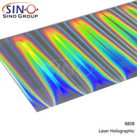 SINO Venta al por mayor de vinilo de corte holográfico láser de 60 micras para plotter de corte