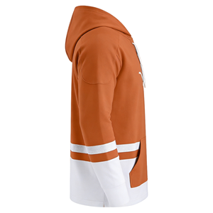 เสื้อฮอกกี้น้ำแข็งผู้ชายแบบกำหนดเอง ปักชื่อทีม หมายเลข OEM ลายเปล่า พิมพ์ลาย โพลีเอสเตอร์ 100% ระบายอากาศได้ดี สำหรับกีฬา - Product Image 4
