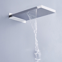 Pommeau de douche à effet pluie à grand débit Pomme de douche à effet pluie Robinet de salle de bain Pièces de rechange Accessoires de douche pour hôtel et maison
