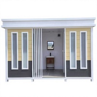 Toilettes mobiles de luxe en conteneur pour l'extérieur, toilettes publiques, salles de bain et douches portables, toilettes mobiles à vendre en gros