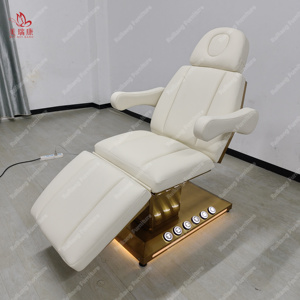 Professionnel 3/4 moteurs Spa Salon beauté du visage lit de cils chaise esthétique <span class=keywords><strong>Table</strong></span> de Massage électrique - Product Image 5