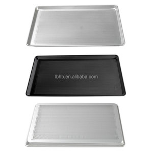 Plaque de cuisson rectangulaire en aluminium antiadhésive pour pain et gâteaux, idéale pour la pâtisserie - Product Image 2