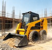 Nouvelle Chargeuse Compacte sur Chenilles de 1 Tonne à Moteur Yanmar, Expédition depuis l'Entrepôt Américain à l'Étranger