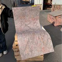 Carreaux en céramique souple en pierre de travertin romaine, façade flexible pour l'intérieur et l'extérieur, mur de salle à manger, pierre artificielle 3D