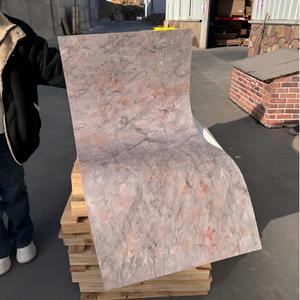 Azulejos de Cerámica Suave de Travertino Romano, Revestimiento Flexible <span class=keywords><strong>para</strong></span> Interiores y Exteriores, Pared de Comedor, <span class=keywords><strong>Piedra</strong></span> Artificial 3D - Product Image 5
