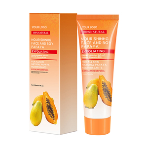 Private Label Skin Care Products Whitening Exfoliating Gel Deep Cleansing Niacinamide Papaya Exfoliating for Face and Body Scrub - Product Image 2