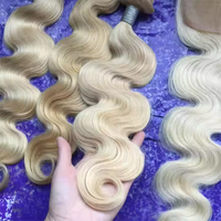 Meilleure qualité 30 pouces indien Remy Extensions de cheveux pas cher 613 corps armure faisceaux de cheveux humains avec style de vague naturelle