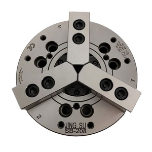 Bán Hot 4 Inch SB204 Rắn Ba Hàm Thủy Lực Chuck Áp Suất Dầu CNC Lathe Chuck - Product Image 1