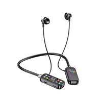 Écouteurs intra-auriculaires Douyin Karaoke avec tour de cou, suppression du bruit, conception étanche, longue autonomie (10-15 heures)