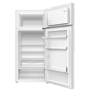 Refrigerador de 2 puertas montado en la parte superior, refrigerador de refrigeración directa con dispensador de agua opcional, 115v/60HZ, 211L/7,5 pies