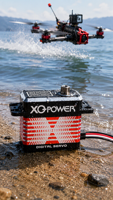 XQ-POWER XQ-S8335DW 35kg IP67 Servo numérique sans balais étanche haute vitesse avec engrenage en acier inoxydable 6V-8.4V pour camion et bateau RC