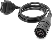 RUISHENG Motorrad OBD 2 16-Pin-Stecker Auto-Diagnoseadapterkabel 12V 1 Jahr Garantie Echtzeit-Überwachung Rückfahrkamera