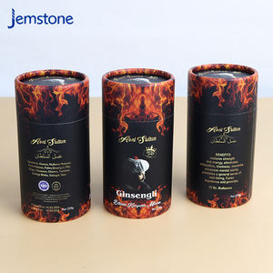 Emballage personnalisé en tube de papier alimentaire recyclable pour pilules, en forme de cylindre, imprimé pour compléments énergétiques et médicaments. - Product Image 6