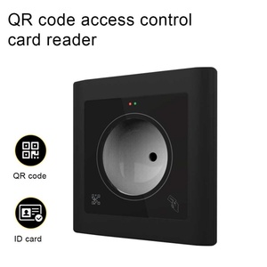 Terminal de contrôle d'accès RFID NFC avec lecteur de code QR, Wiegand RS232 RS485, matériau ABS, fréquences 13,56 MHz et 125 kHz - Product Image 3