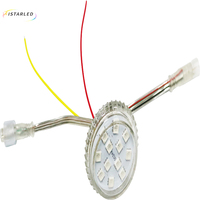 Luz LED de punto de píxel RGB de 24 V para exteriores, tipo rueda de la fortuna, para feria, E14, 50 mm, 12 LED SMD5050 RGB, UCS1903, UCS2903