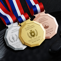 Medaglia in Lega di Zinco Personalizzata con Logo per Eventi Sportivi, Danza, Tornei di Judo e Karate, Trofei e Targhe