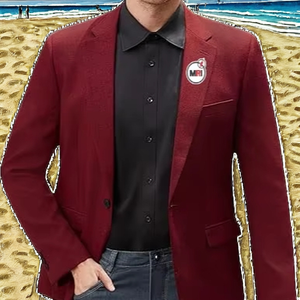 Nouveau Blazer de Smoking Vert 2025 pour Homme, Coupe Slim, 2 Pièces, Simple Boutonnage, Col Cranté, Polyester/Coton, pour Mariage et Garçons d'Honneur - Product Image 2