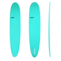 Planche de surf noir peint à la main, 9 pieds, meilleur Longboard Pu pour surf