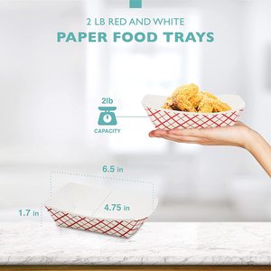 Bát Đĩa Ăn Vặt Chống Dầu Mỡ Tráng Men Theo Yêu Cầu Hộp Giấy Đựng Thức Ăn Bằng Giấy Kraft Cho Thực Phẩm - Product Image 2