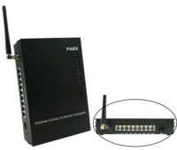 Excelltel Nouveau Système de Commutation Téléphonique Intercom GSM Sans Fil PABX avec Carte SIM, 8 Extensions, Garantie 1 An, Identification de l'Appelant pour Usage Professionnel