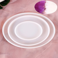 Moules en silicone pour la fabrication de sous-verres, formes variées (rectangulaires, ronds, carrés, ovales), pour résine époxy, DIY
