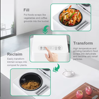 Composteur électrique de déchets alimentaires de maison intelligente, machine de recyclage des déchets alimentaires de 2.5 L