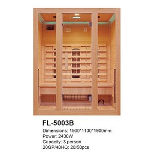 Sauna de Vapor Seco Interior Moderna y Lujosa para <span class=keywords><strong>2</strong></span> Personas Fenlin con Panel de Control Computarizado y Funciones de Infrarrojos Lejanos - Product Image 4