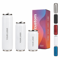Venta al por mayor de vasos personalizados de 12, 16 y 20 oz para sublimación, de acero inoxidable 304, con aislamiento al vacío, tipo lata de refresco, con tapa y pajita, para fiestas.