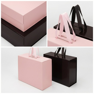 Custom Logo Cardboard ECO Friendly Best Welcome Fashion <b>Gift</b> Luxury Black Packaging Paper <b>Box</b> - Product Image 2
