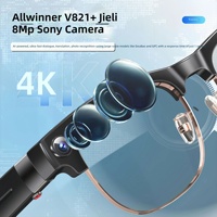 Lunettes Intelligentes OEM avec Caméra IA, Enregistrement Photo/Vidéo 8MP, Traduction IA, Monture TR90 pour Programmes de Voyage d'Affaires