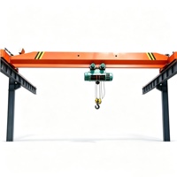 Pont roulant monopoutre haute performance de type LD 5t 10t 20t avec chariot motorisé et système de contrôle intelligent