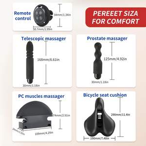 Vibrateur Godemichet Selle de Vélo Télécommandé Télescopique, Machine Sexuelle Adulte, Jouet Sexuel, Coussin de Siège de Vélo Massant - Product Image 2