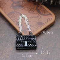 Groothandel Mini Metal Tote Bag Accessoires Charm Luxe Bling Telefoonhoesje Charms 3D Designer Tas Charms voor Telefoonhoesjes in Bulk