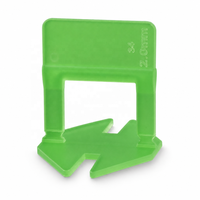 Clip de nivellement de carreaux en plastique moderne et durable de 1,5 mm, base facile à installer, accessoire pour carreaux de sol et mur en porcelaine, contrôle de l'écartement