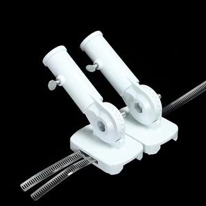 Soporte de aluminio para asta de bandera, soporte fijo de montaje en pared, Base de asta de bandera de 180 grados para instalación en sitios de jardinería al aire libre - Product Image 4