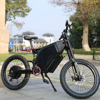 Kit de conversion de vélo électrique 48V-72V avec roue moteur 3000W pour jante arrière 26\" 27.5\" 29\" et contrôleur double mode – Stock US/UK