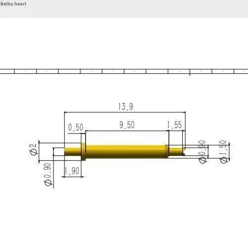 Copper Needle Probe Spring Pin for PCB Conductive Contact with Pogopin for Power Applications
