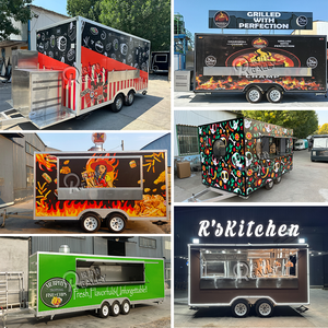 Remorque de camion-restaurant résistante aux intempéries, cuisine mobile, équipement <span class=keywords><strong>en</strong></span> acier inoxydable, chariot de concession extérieur, stand de restauration rapide - Product Image 2