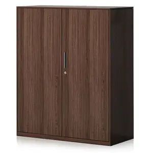 Armoire de rangement basse en métal 2 portes pour bureau Mobilier moderne Fournitures de bureau Armoires de chambre Classeur