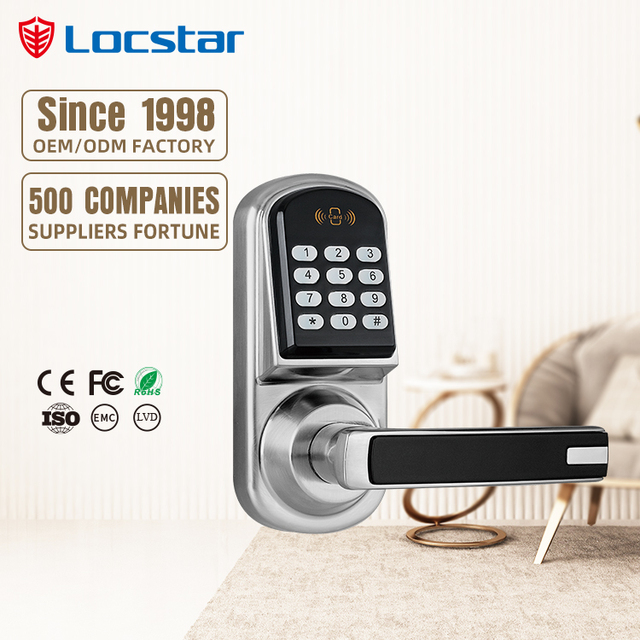 Locstar Hotel System Apartment Electronic Lock Intelligent Handle Smart Door Lock
