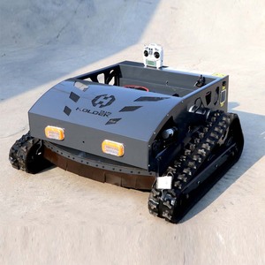 Tondeuse à gazon sur chenilles tout-terrain pour petit verger Tondeuse à essence télécommandée pour le désherbage Composant de moteur central - Product Image 5