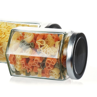 Botol Kaca Madu Heksagonal 50 ML 380ml, Botol Kaca, Stoples Kaca untuk Penyimpanan Makanan