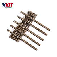 Forets hélicoïdaux XKIT 4,7 mm HSSE M35 Cobalt 5% M35 pour perçage de l'acier inoxydable/métal