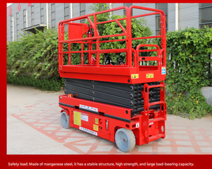 Piattaforma di Sollevamento Aerea Elettrica 6-16m, Piattaforma di Sollevamento Idraulica Piccola Semovente <span class=keywords><strong>a</strong></span> Forbice, Piattaforma Elevatrice - Product Image 4