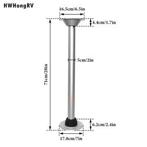 RV 또는 보트 용 제조업체 선택 실버 테이블 레그 시스템 (27 ") - Product Image 5