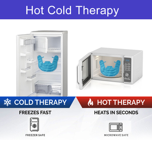 Grand emballage froid en gel réutilisable pour compresser la thérapie par le chaud et le froid pour soulager la douleur dans le haut du dos-Pack de thérapie par le chaud et le froid - Product Image 3