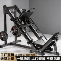 Machine de musculation double fonction Leg Press et Hack Squat 45 degrés, robuste, réglable, pour usage commercial
