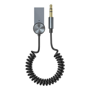 Récepteur audio de voiture 5.3, adaptateur de musique sans fil avec micro AUX 3,5 mm, haut-parleur filaire, kit voiture, accessoires vidéo - Product Image 1